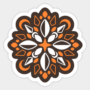 Abstract Boho Print Sticker